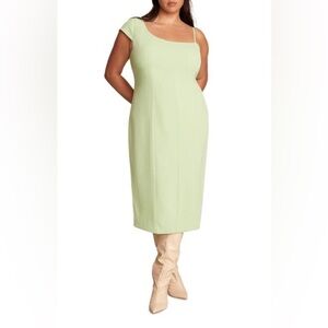 11 Honore Solange Midi Dress In Paradise Green
